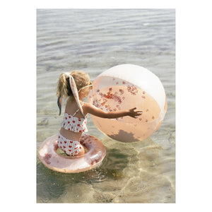 Konges Sløjd - Glitter Inflatable Float Ø50cm | Dusty Pink