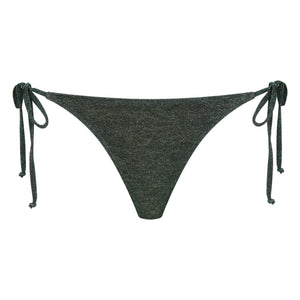 Momoni - Malene Metallic Shorts | Green