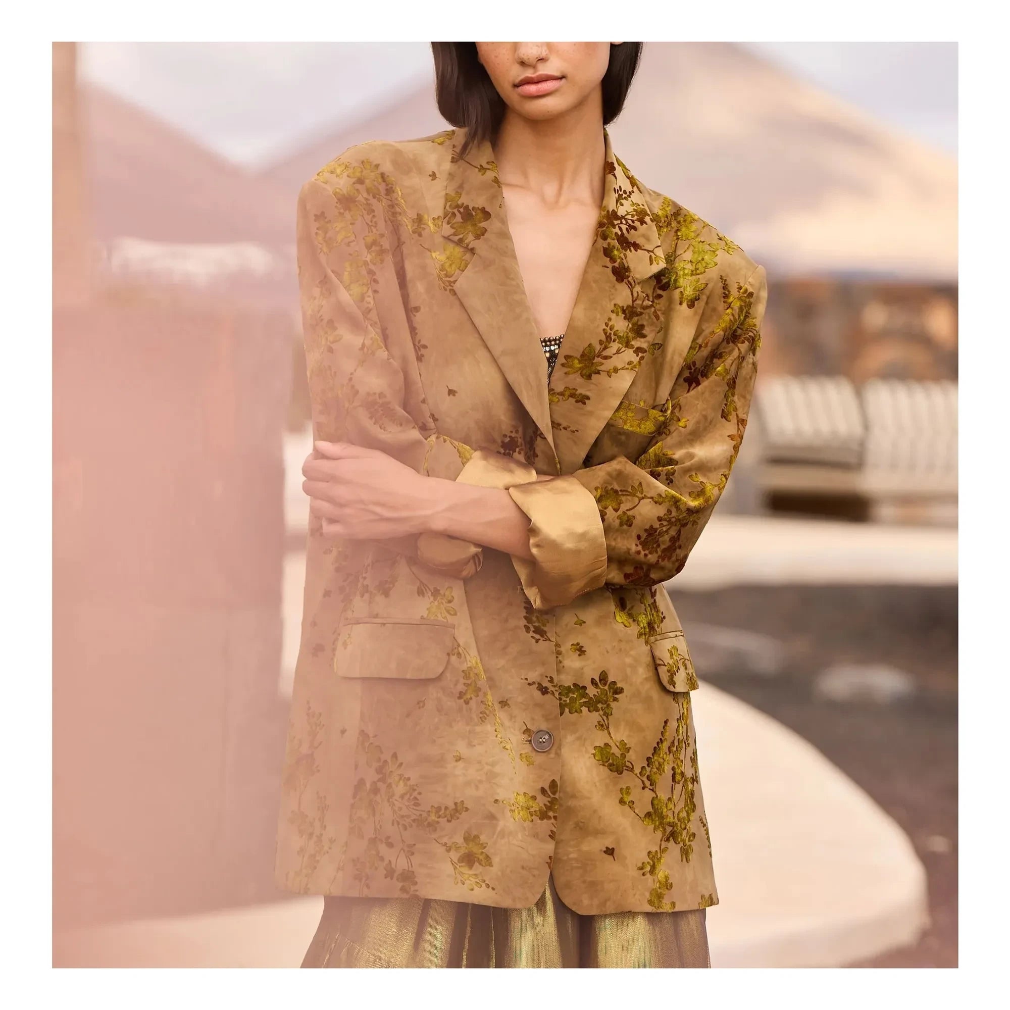 Mes Demoiselles - Sonta Linen Jacket | Khaki