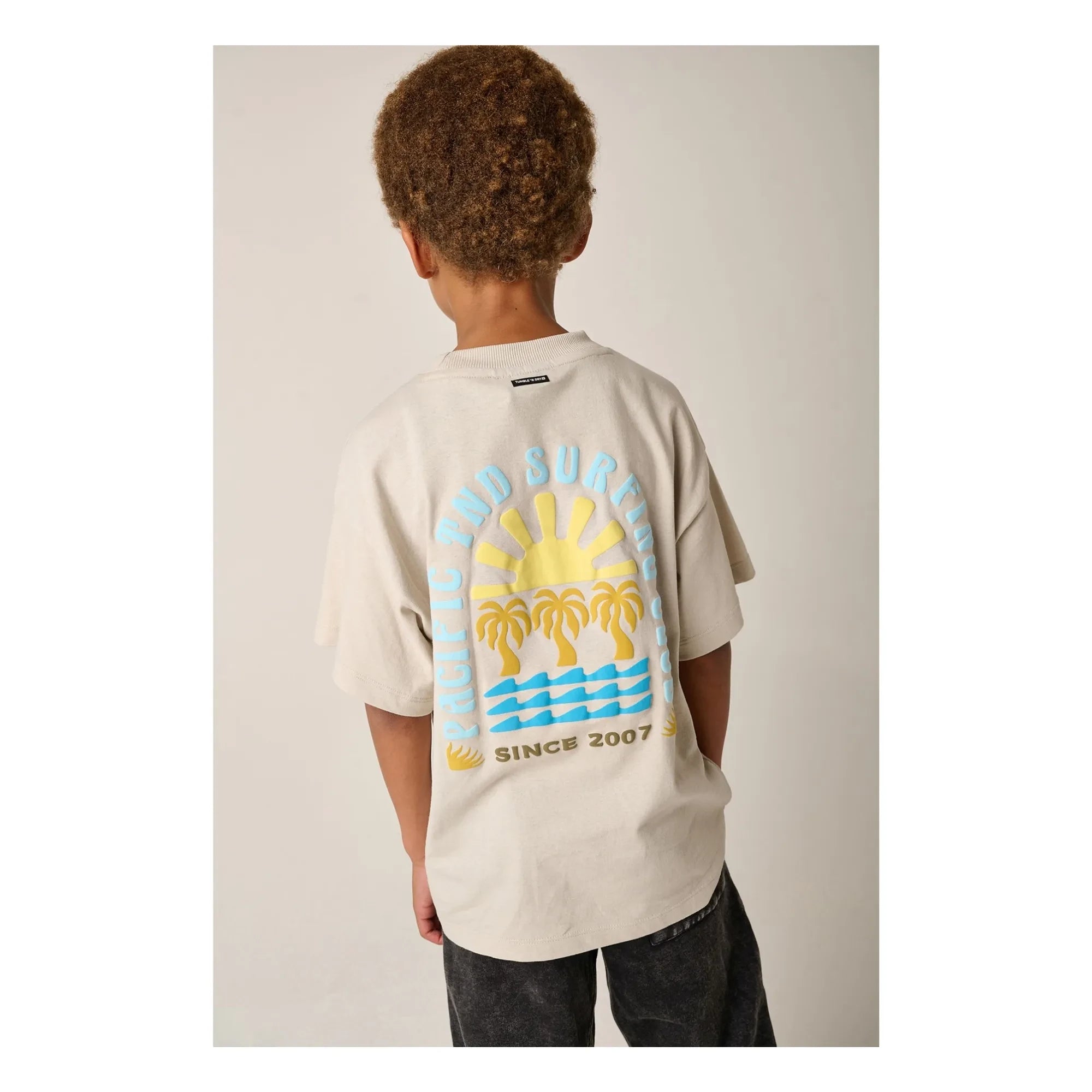 Tumble N'Dry - Oversized Saltwater T-Shirt Recycled Cotton | Ecru