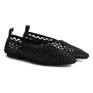 Soeur - Tosca Leather Ballerinas | Black