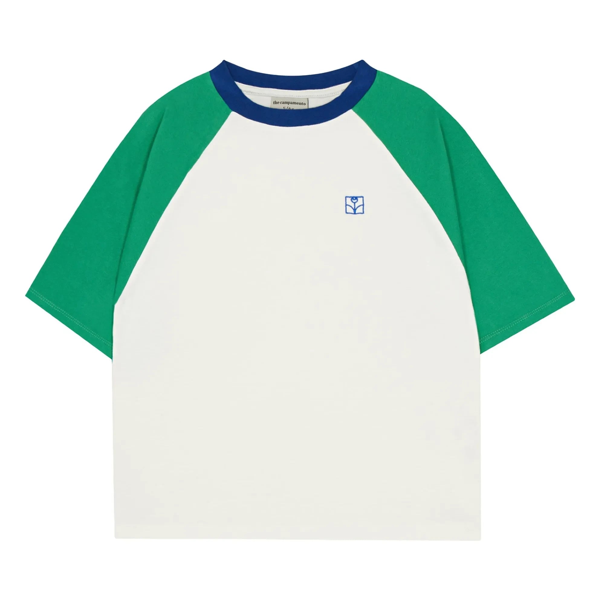 The Campamento - Oversize Colour Blocked T-Shirt | Ecru