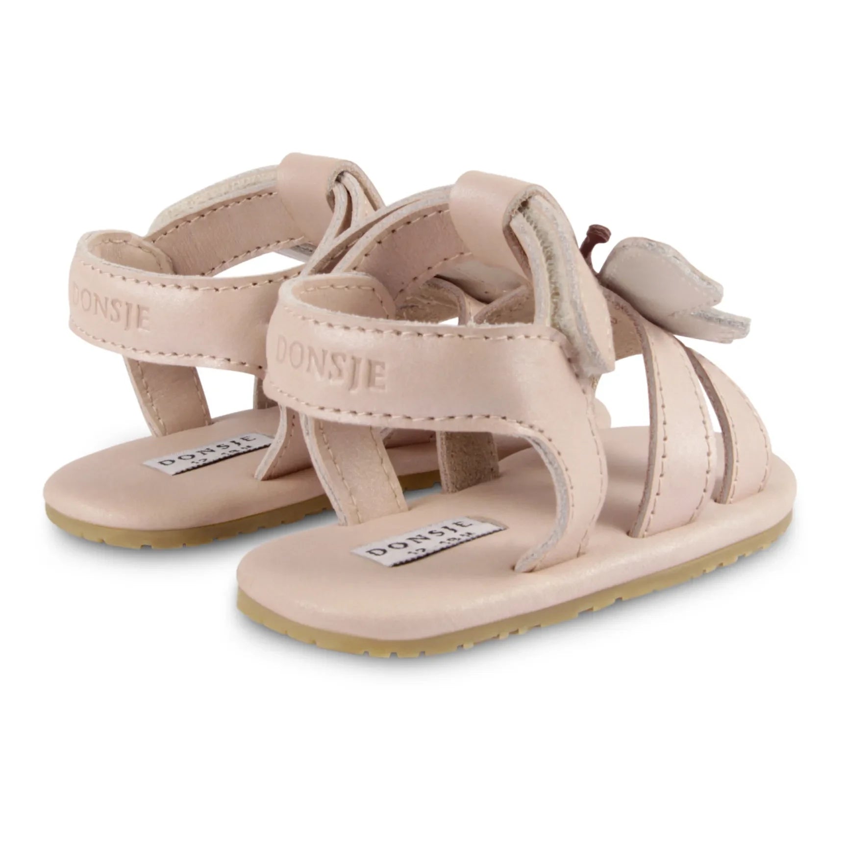 Donsje - Tuti Sky Butterfly Leather Sandals | Light Pink