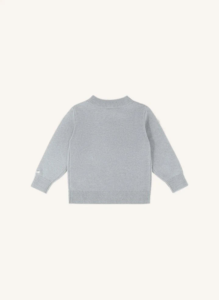 Donsje - Denn Polar Ayı Merino Yünlü Kazak | Mavimsi gri