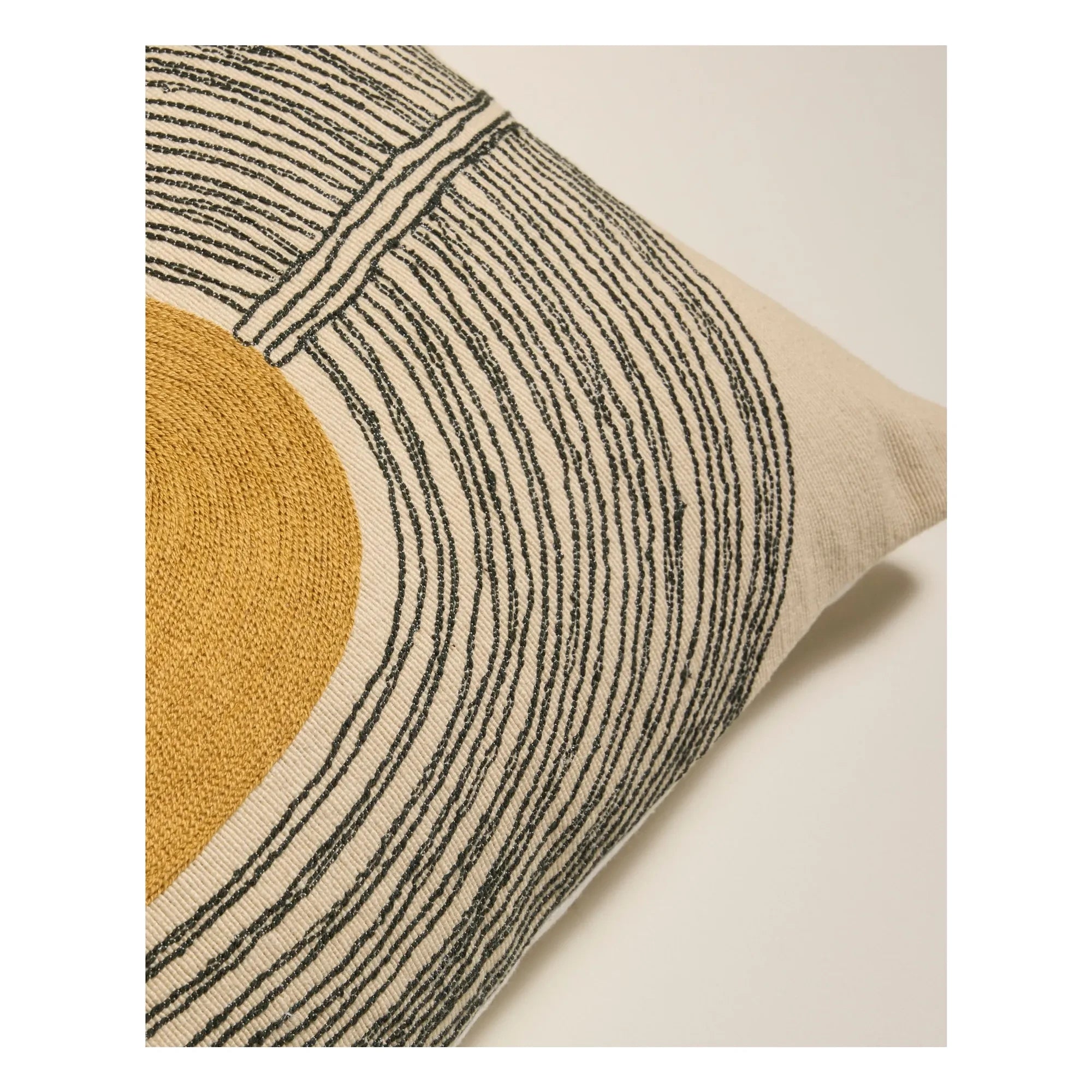 Maison Sarah Lavoine - Mirage Embroidered Cushion | Forest Green