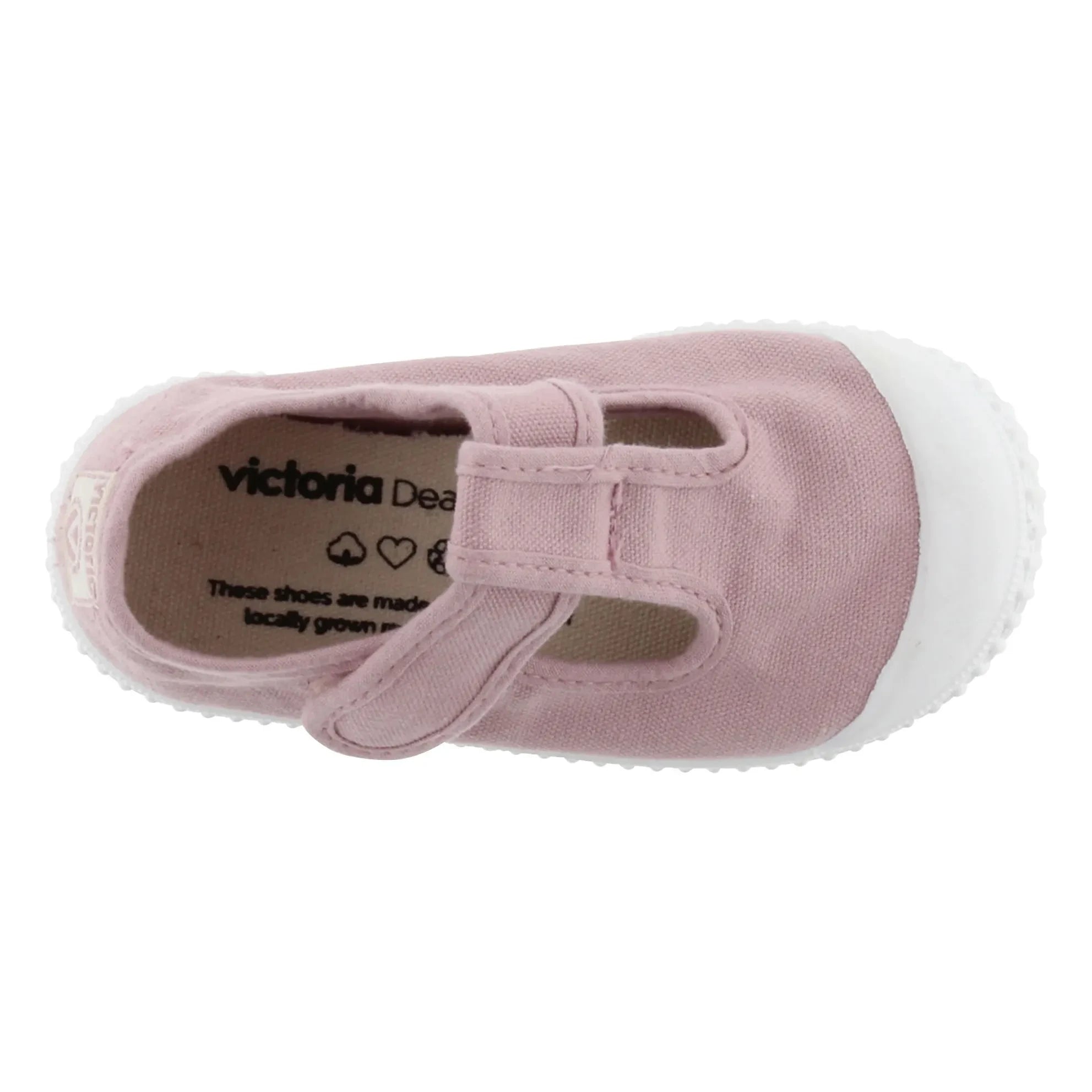 Victoria - Scratch Sneakers Sandal with Canvas Strap | Dust Pink