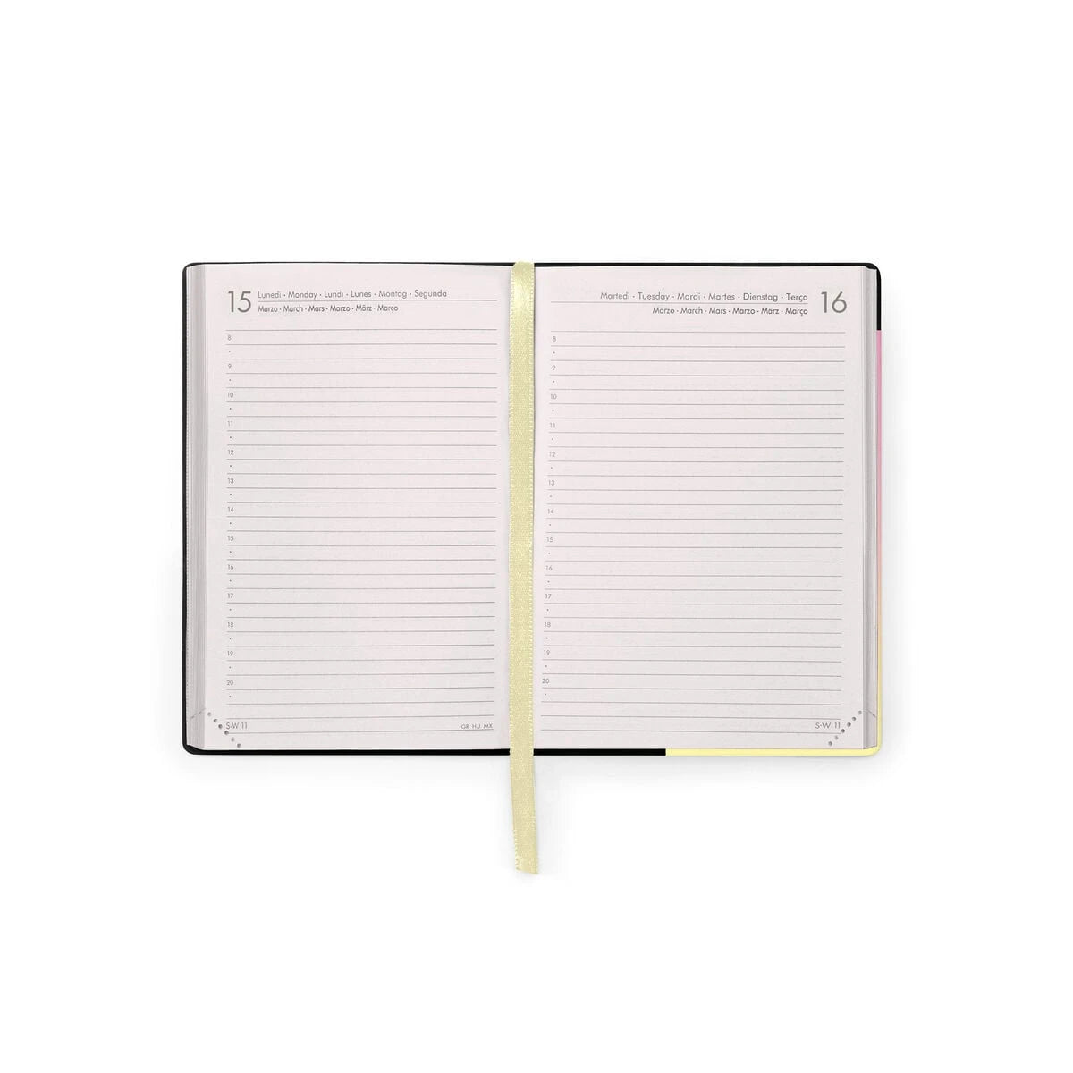 Legami - 16-Month Small Daily Planner for 2026/2027 - Sunrise Lover