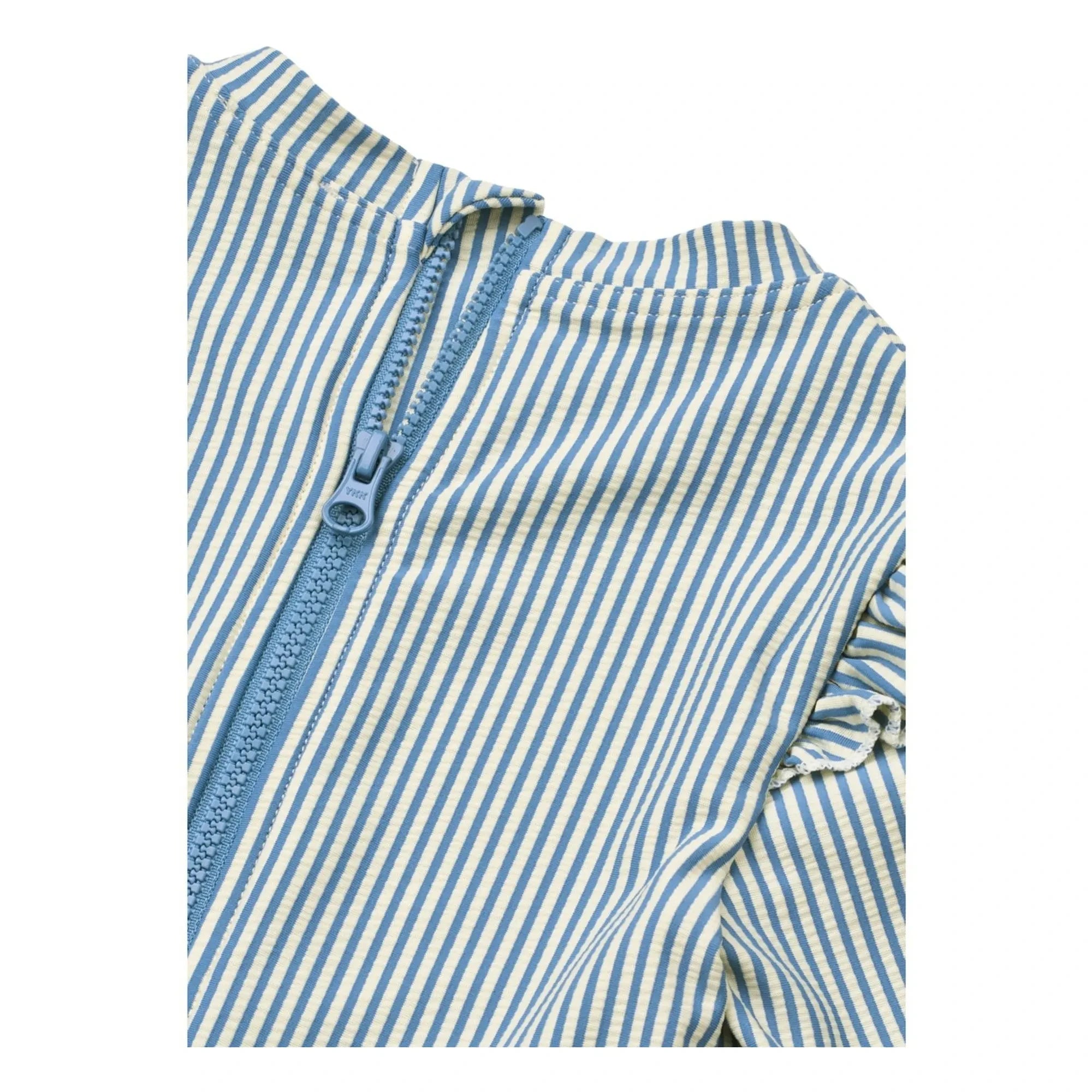 Liewood - Long Sleeve Swimsuit Sille Striped Seersucker Recycled Fiber | Blue