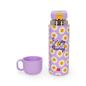 Legami - Thermos and Mug - Hot and Cold - Daisy