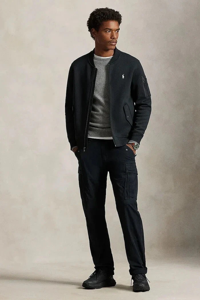 Polo Ralph Lauren pamuklu erkek fermuarlı sweatshirt