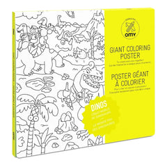 Omy - Dinosaur Giant Coloring Poster