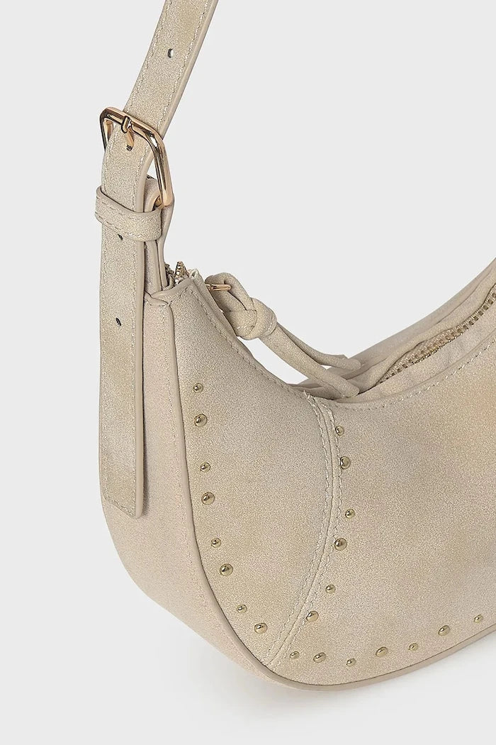 Mayoral suede croissant bag for kids