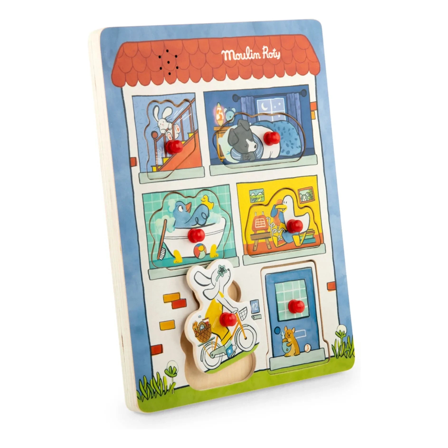 Moulin Roty - Puce & Pilou Sound Puzzle