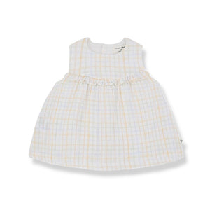 1+ in the family Laia Dress - Ecru-Dresses-Ecru-6m | Natural Baby Shower