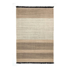 Nanimarquina - Tres Striped Rug, Elisa Padrón | Black