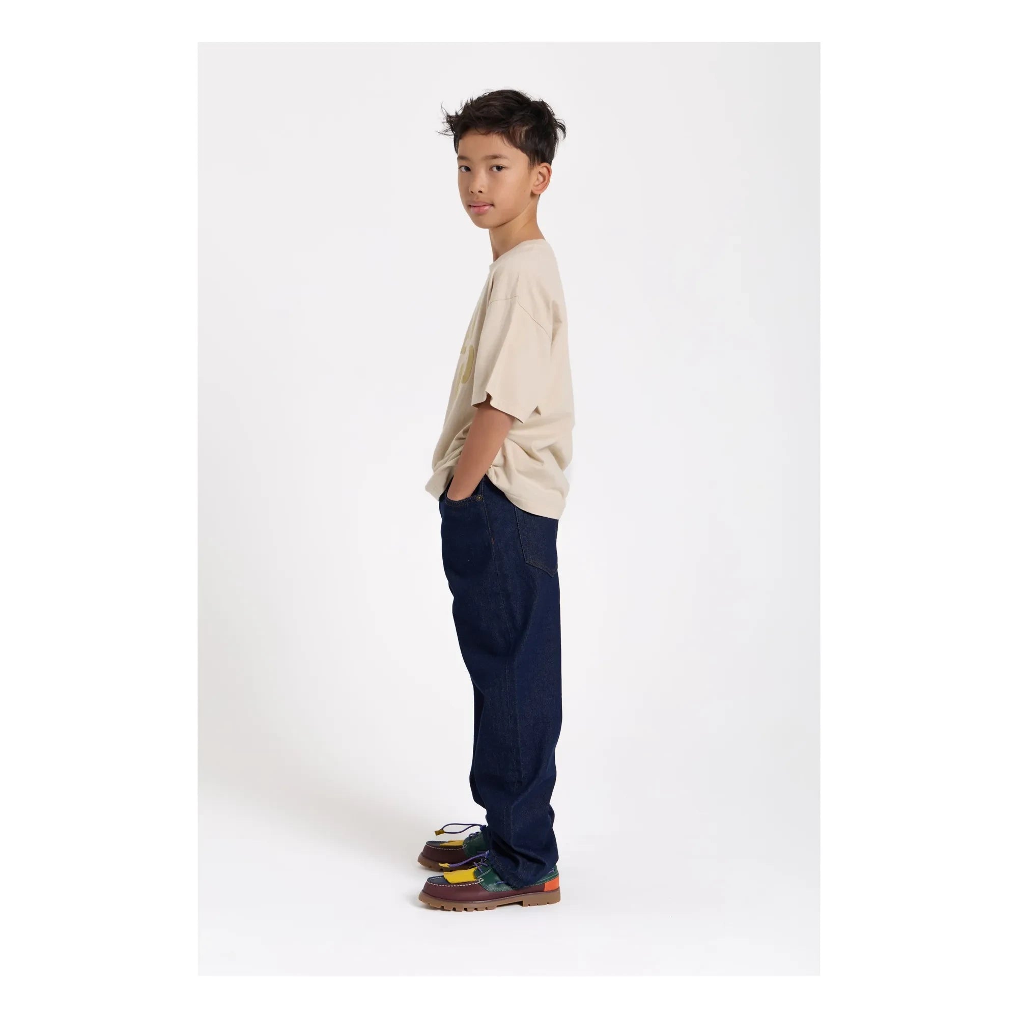 Hundred Pieces - Jean Large Hostin | Denim brut