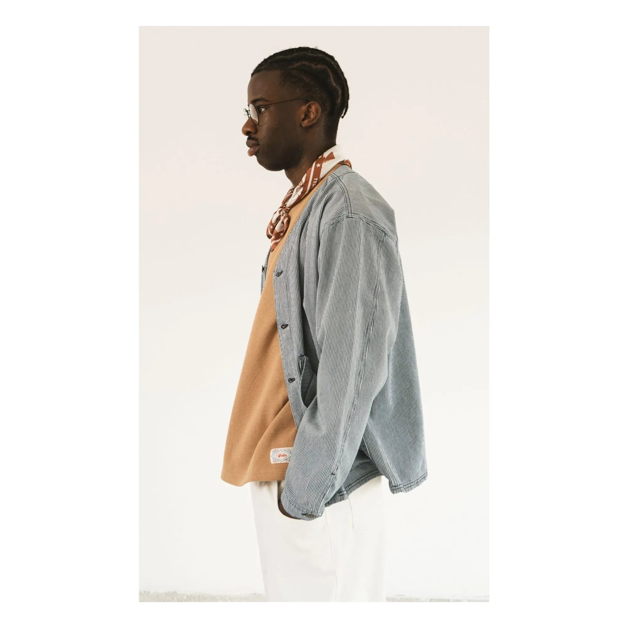 Wooden Store - Cardigan Giacca Loco | Gray Blue