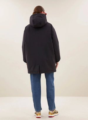 By Bar - Kapüşonlu Dean Parka | Siyah