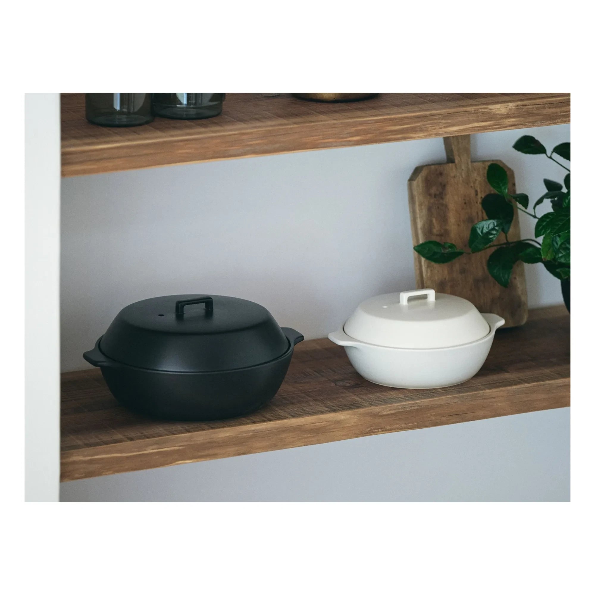 Kinto - Kakomi Enamel Casserole | Ivory