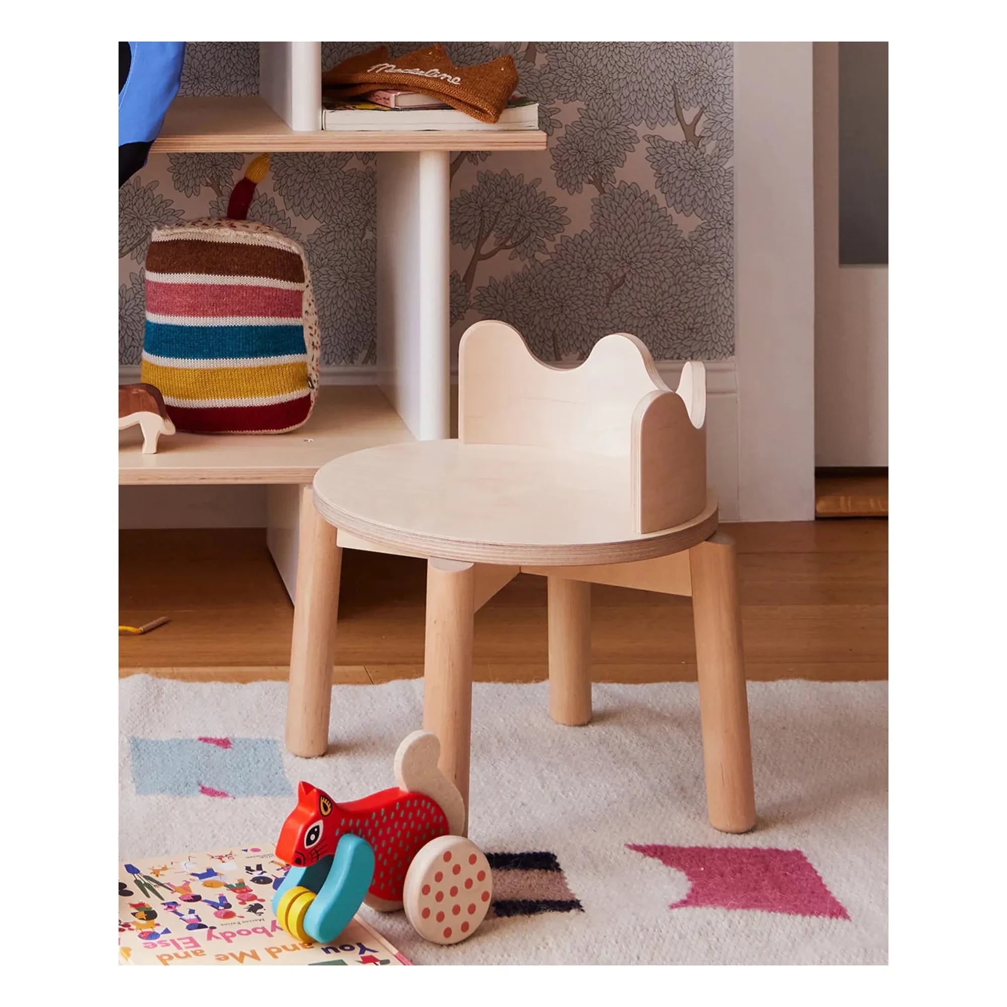Oeuf NYC - Moss Chairs - Set of 2 | Light Wood