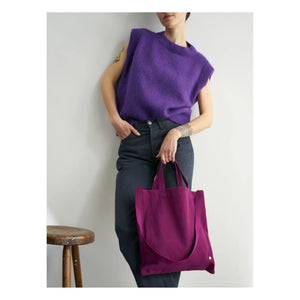 La cerise sur le gâteau - City Iona Bag, Cotton Canvas | Crimson