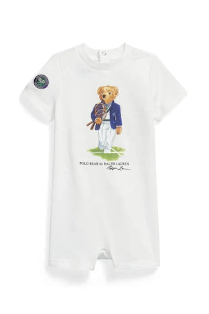 Polo Ralph Lauren pamuklu bebek tulumu Wimbledon