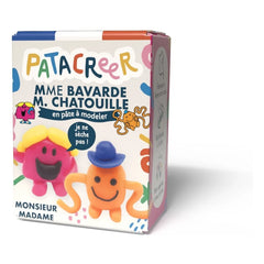 Patacréer - Modeling Clay Mme Bavarde and Mr Chatouille