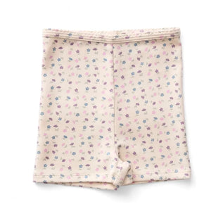 Soor Ploom - Organic Cotton Floral Pattern Shorts | Off White