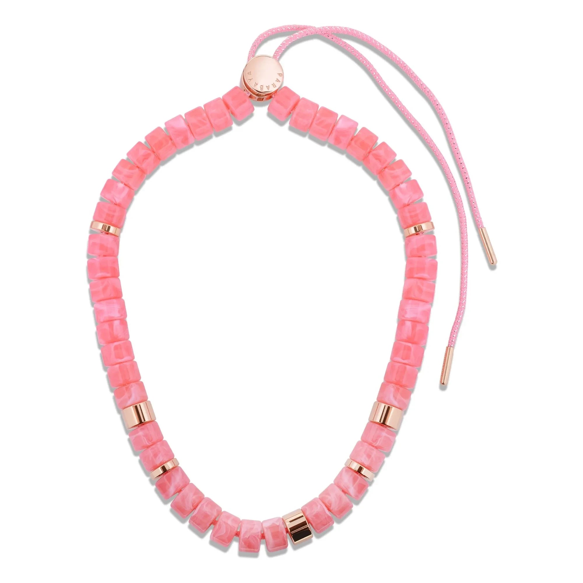 Parabaya - Praia Grapefruit Necklace | Pink