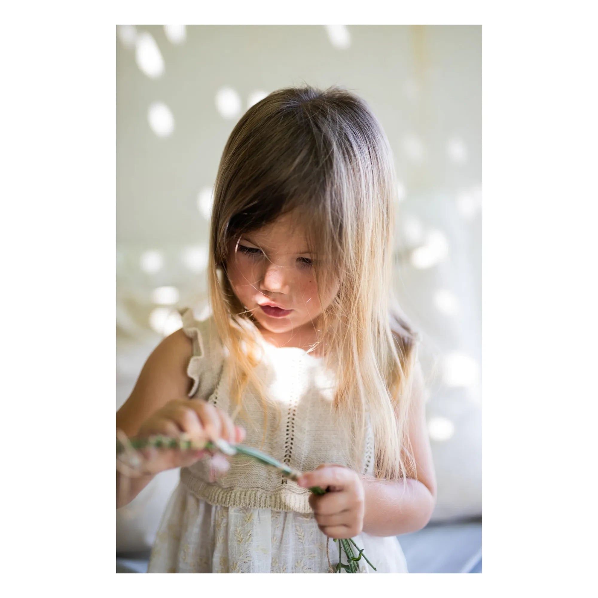 1+ in the family - Soana Embroidered Dress | Ecru