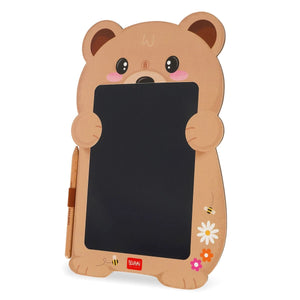 Legami - Teddy Bear Portable LCD Drawing Board in Cardboard - Magic Sketch Board