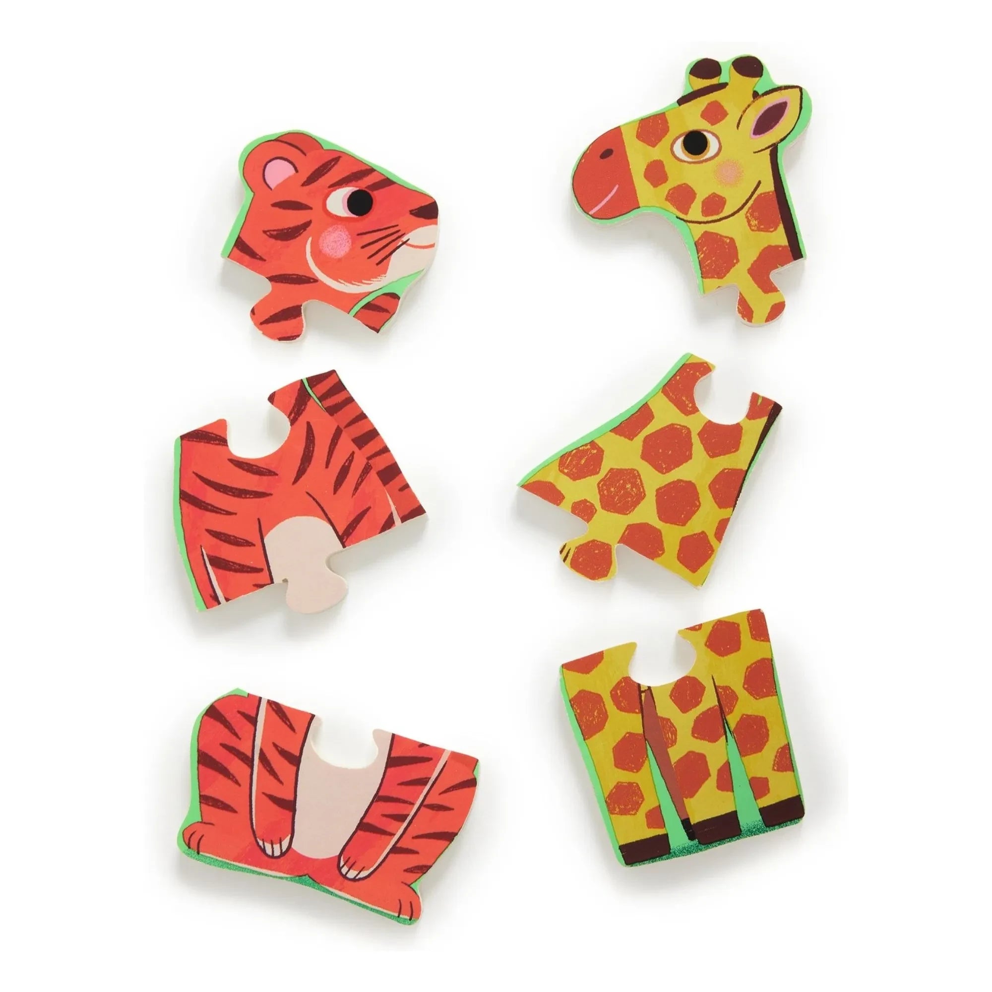 Djeco - Cuckoo Tiger Wooden Puzzle