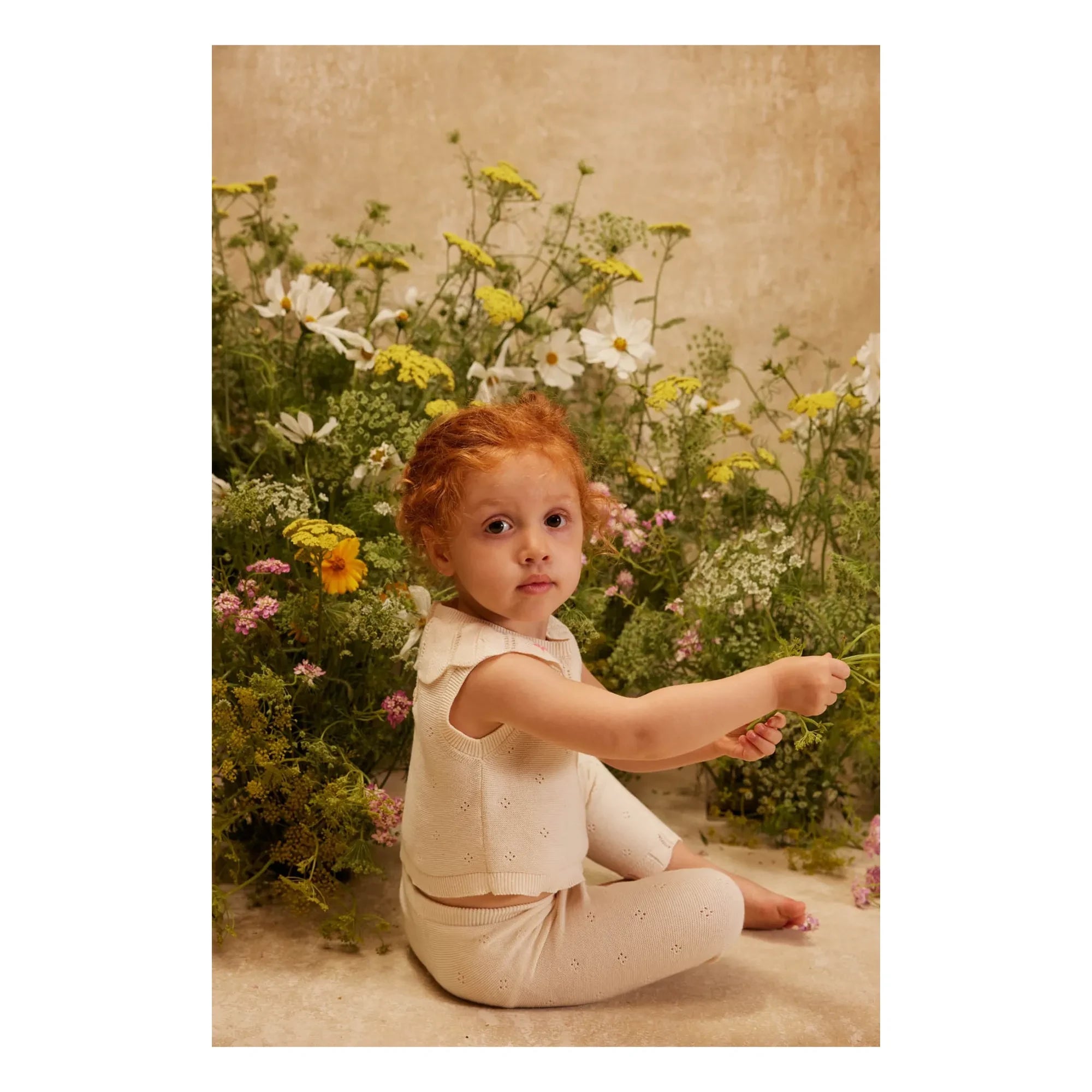 Louise Misha - Manou Knit Leggings | Cream