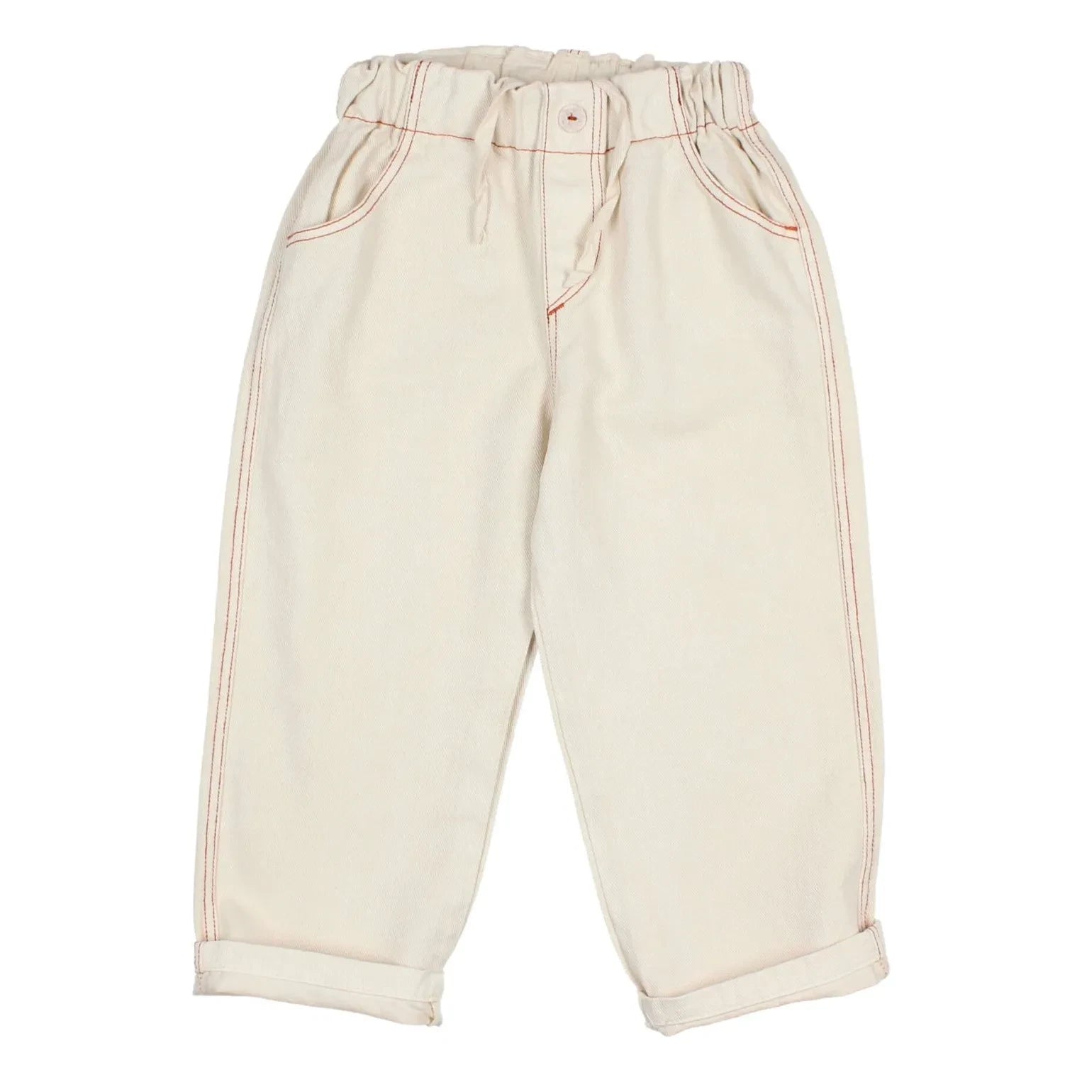 Búho - Denim Lyocell Pants | Ivory