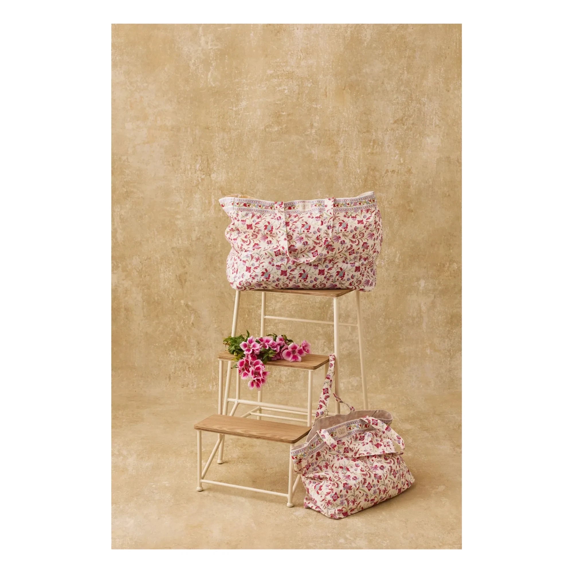 Louise Misha - Beverly Cotton Tote Bag | White