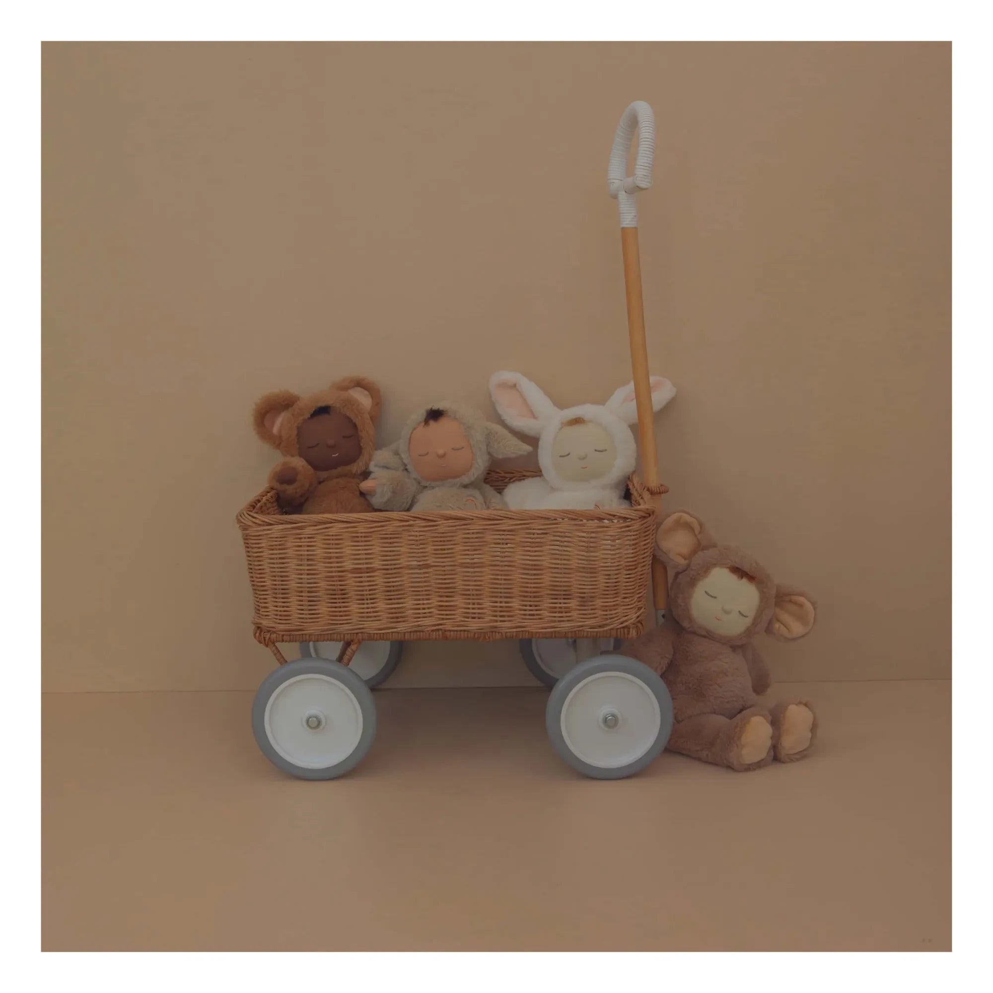 Olli Ella - Cozy Dinkums Rabbit Baby | Beige