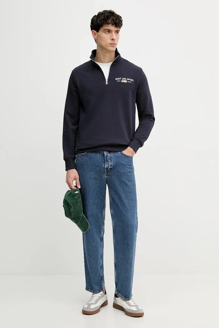 Gant düz erkek sweatshirt