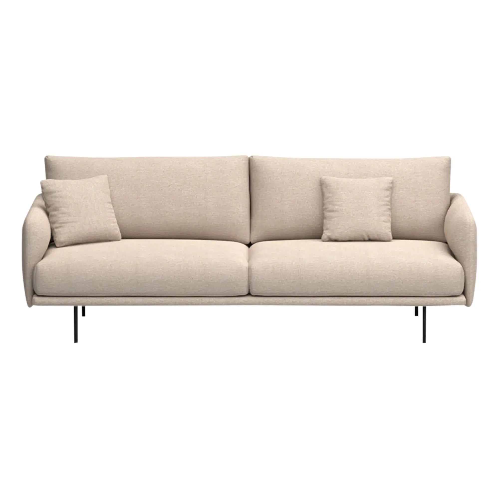 Panac Edition - Isly 3-Piece Sofa | Heathered Fabric - 205 cm