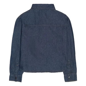 Finger in the nose - Crush Short Denim Shirt | Raw denim
