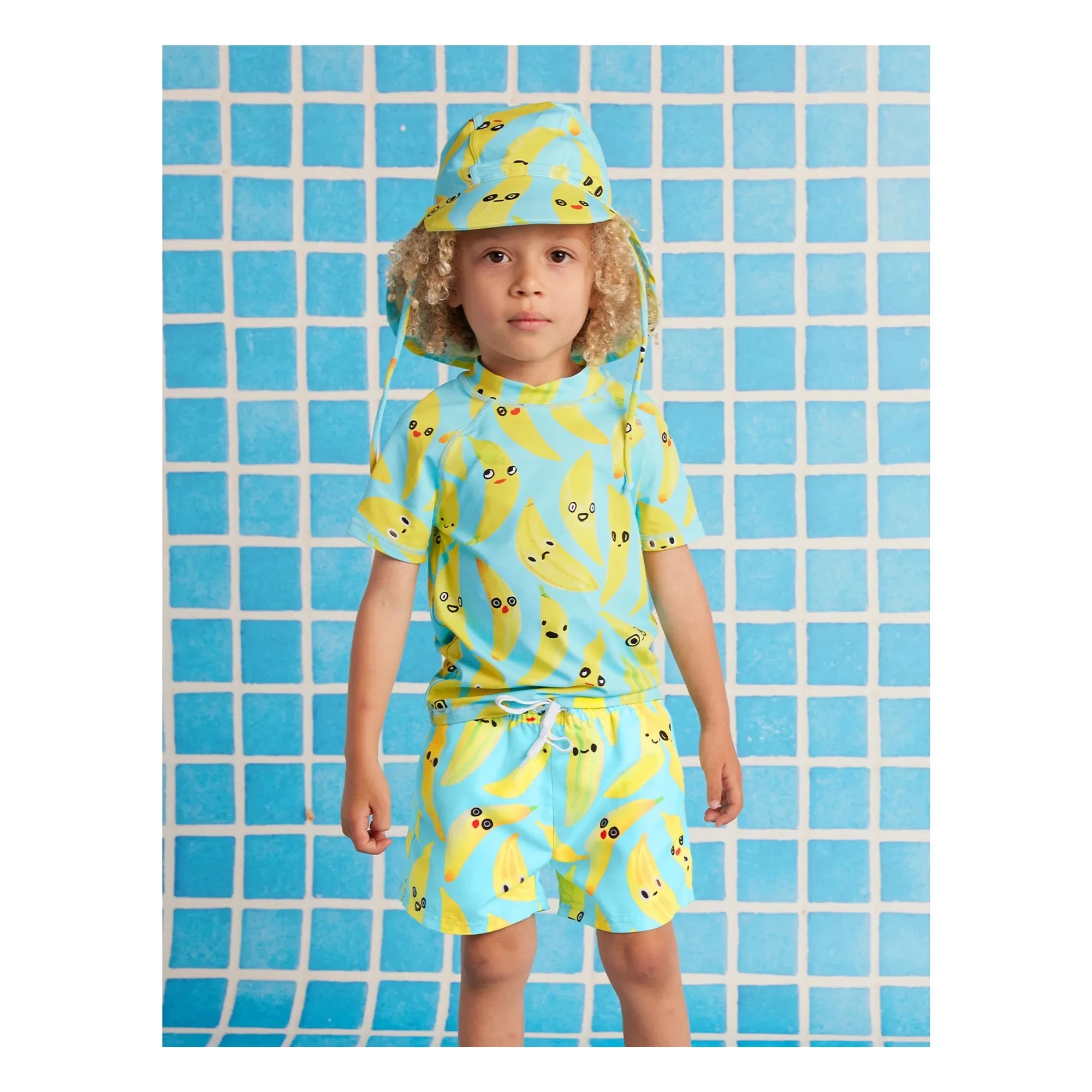 Halcyon Nights - Anti-UV Bath T-Shirt Banana Recycled Fibers | Turquoise