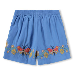 Molo - Ally Butterflies Organic Cotton Shorts | Blue