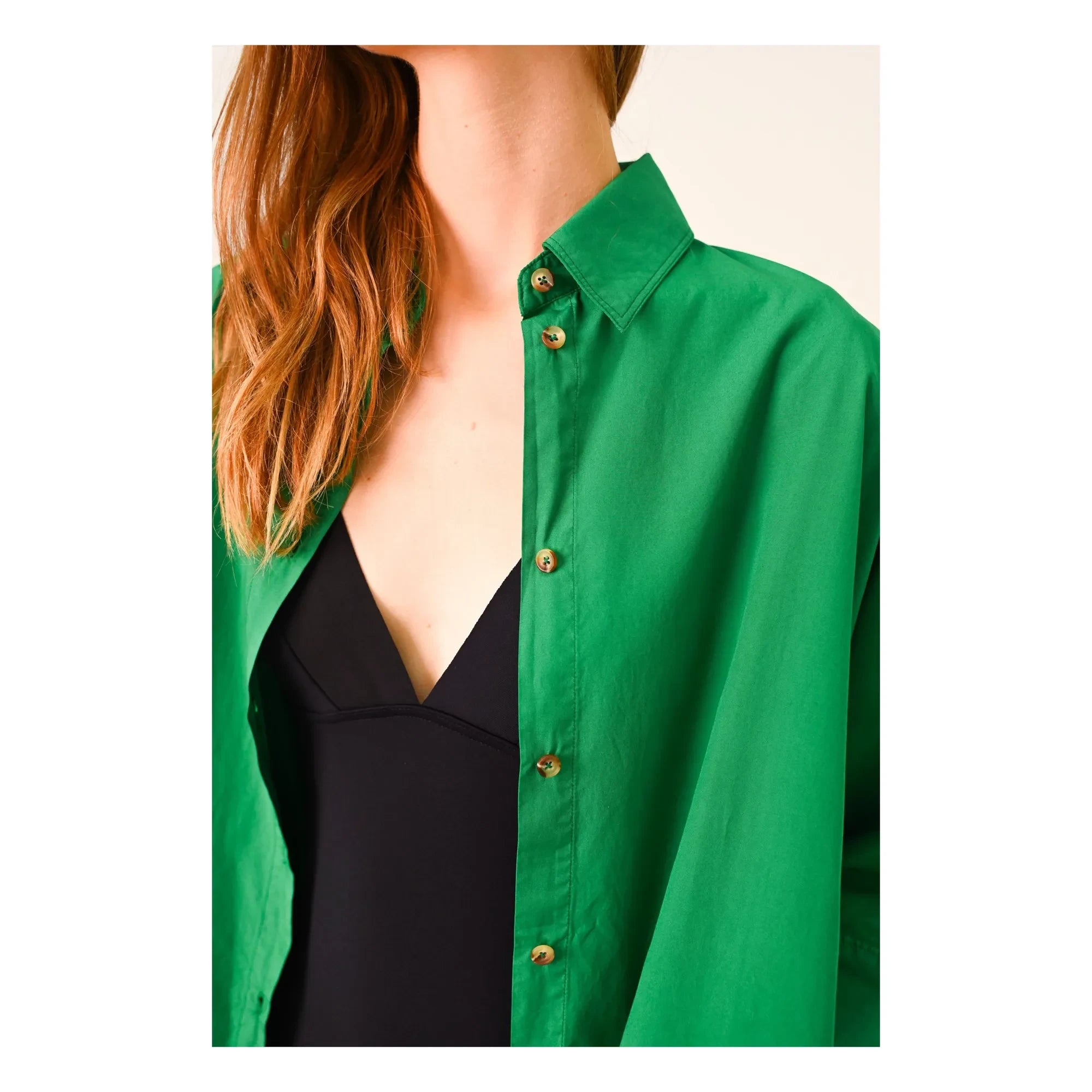 Sacrécoeur - Giulietta Poplin Dress | Green