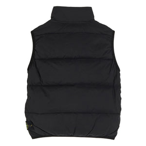 Stone Island - Logo Sleeveless Puffer Vest | Black
