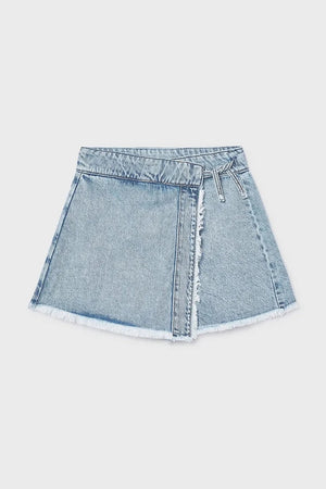 Mayoral Kız Çocuk Denim Etek Şort