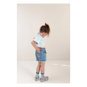Jenest - Fancy Sport Organic Cotton Socks | Light Blue