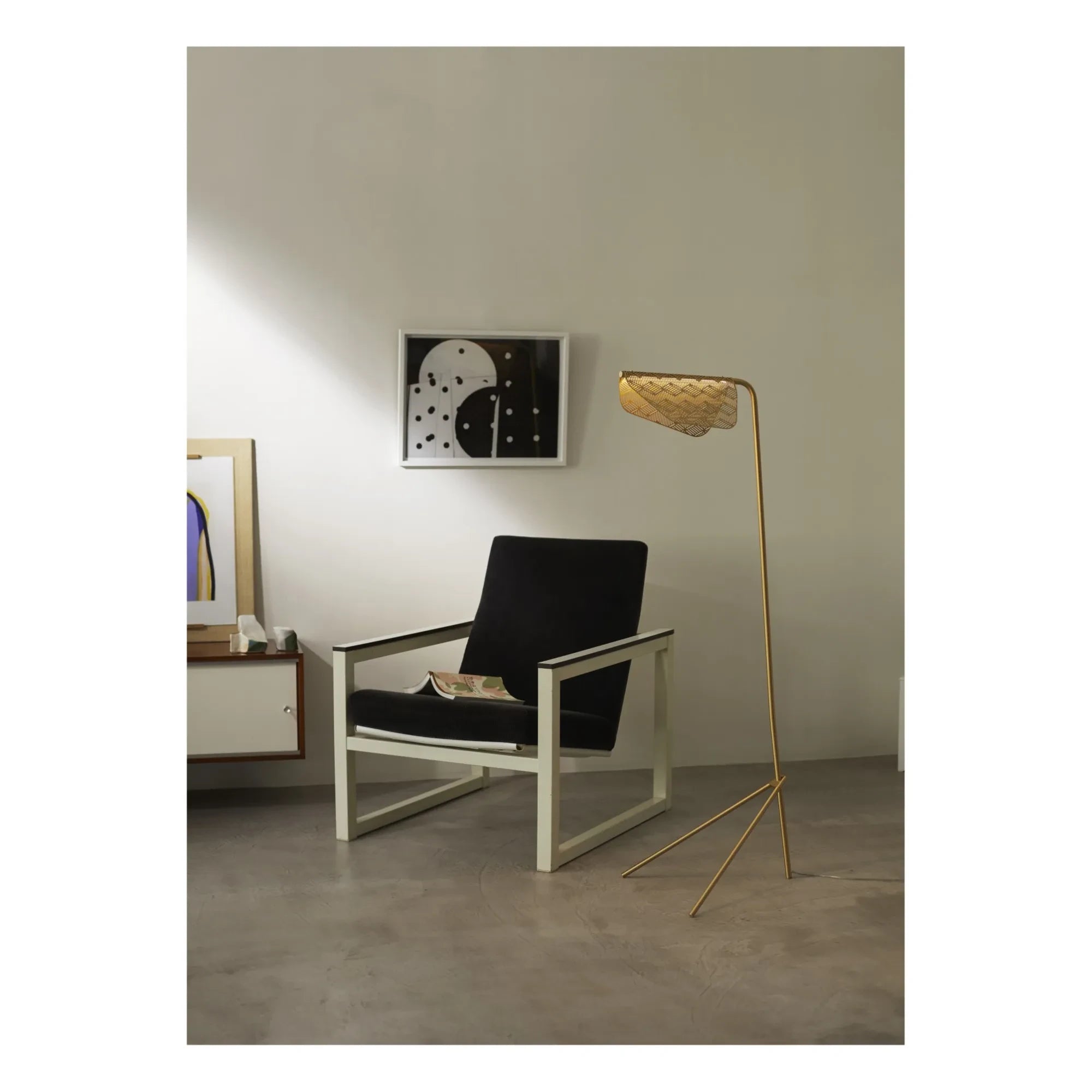 Petite friture - Mediterranea Patinaed Brass Reading Lamp | Gold