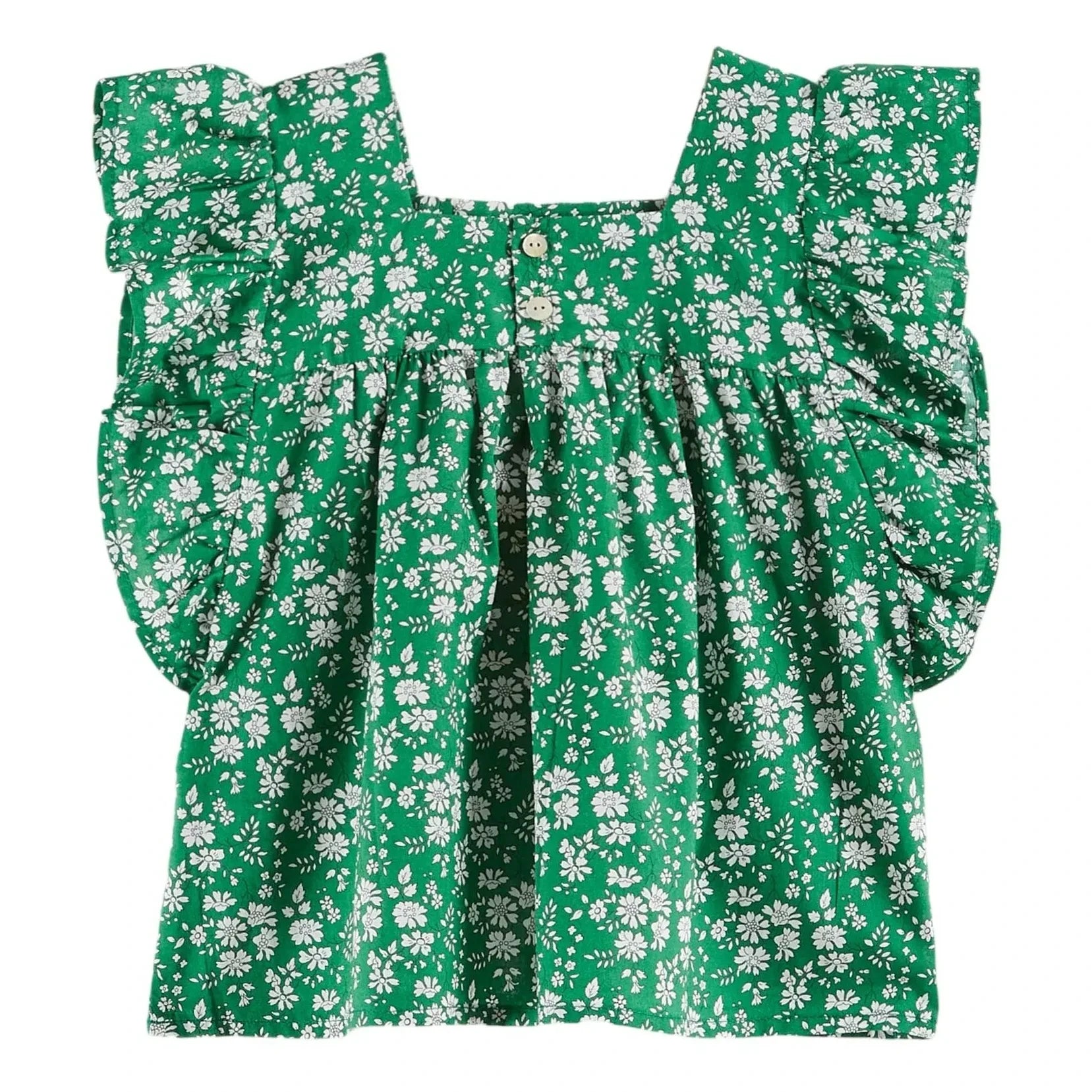 Emile et Ida - Liberty Blouse | Green