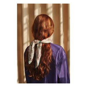 Becksöndergaard - Fairy Garden Silk Scarf | Cream