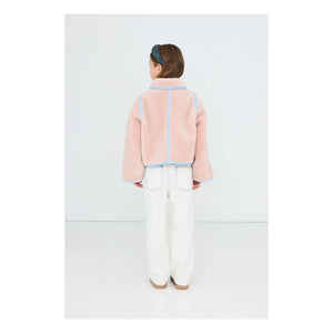 Tinycottons - Pembe Sherpa Tarzı Çift Taraflı Ceket