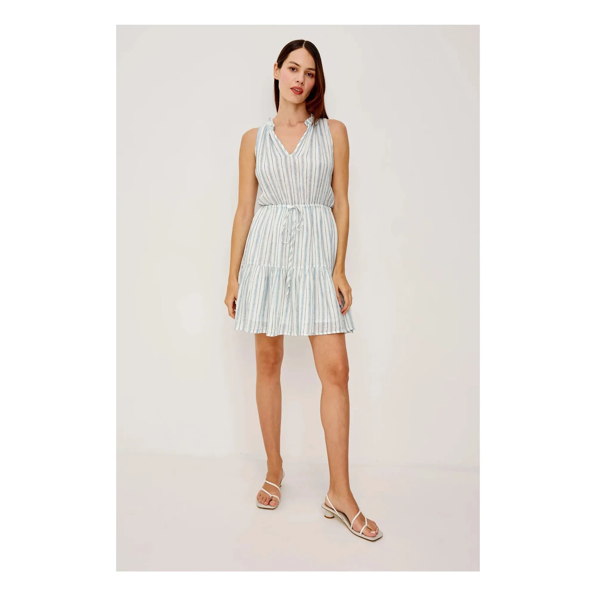 Rails - Cannes Striped Dress | Light Blue